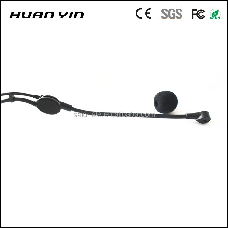 Head wore microphone coach training headset headband light weight microphone
