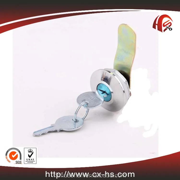 HS705 zinc alloy die-cast housing and cylinder hardware fitting electronic cabinet Triangle Type Cam Lock