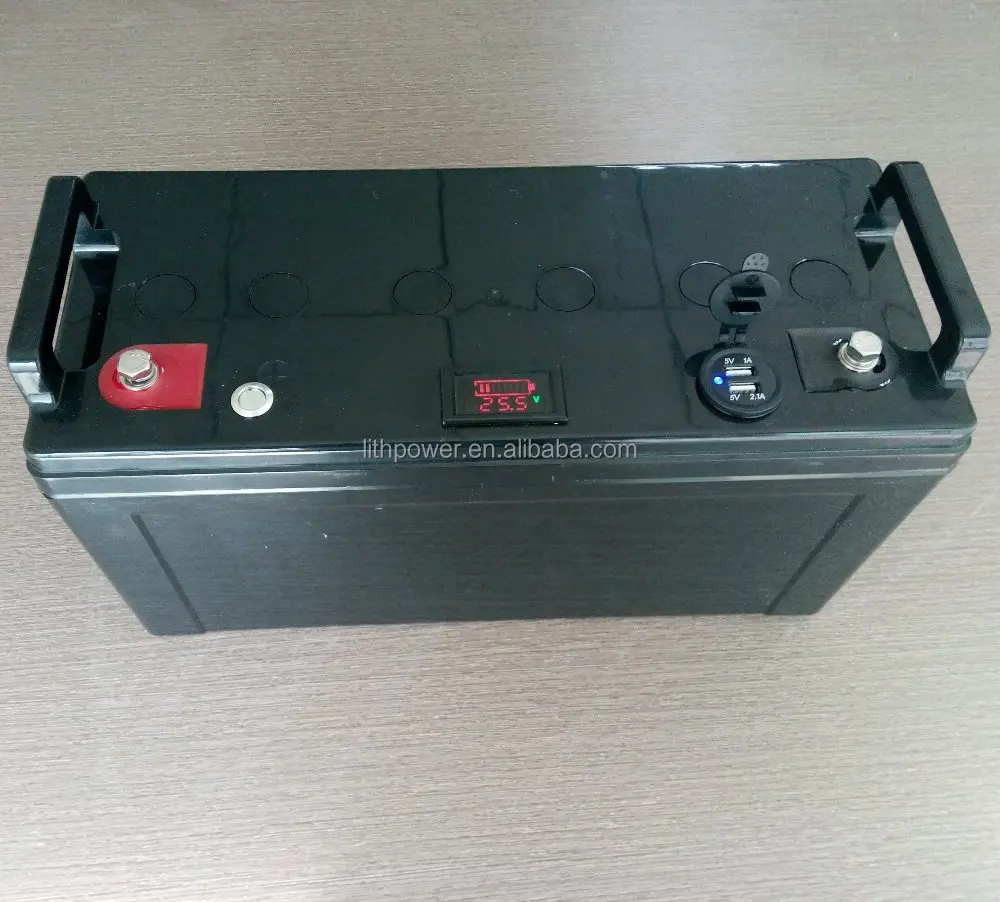 24 вольт перезаряжаемый литий-ионный аккумулятор lifepo4 24 в 100 Ач/400 Ач для морской лодки