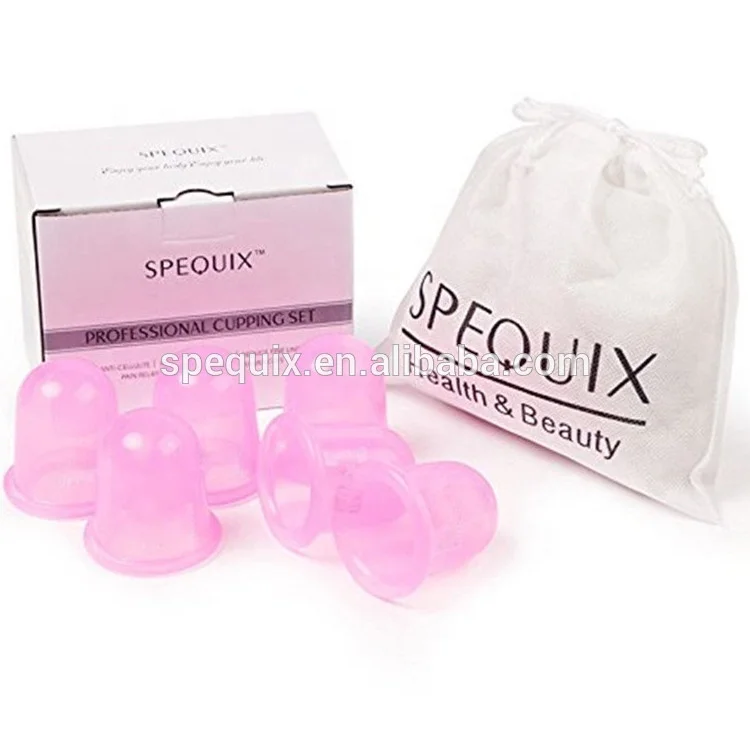 
Hot Selling SPA Full Body Silicone Cupping Set Massage Body Cups Suction Cupping 