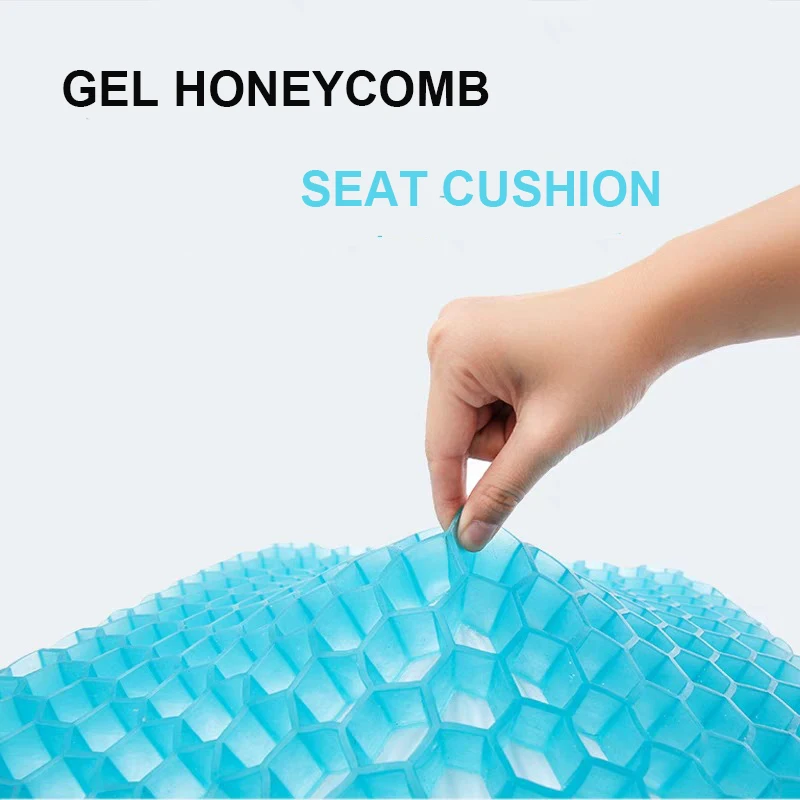 
Cooler Cooling Gel Honeycomb Drive Blood Circulation EGG Adult Car Seat Cushions For Height 