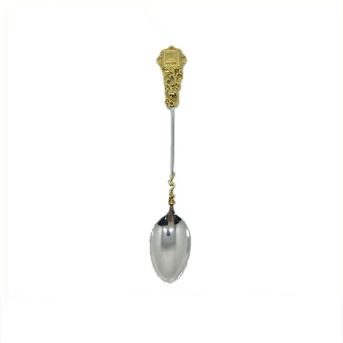 Customized Gold Bronze Silver Decorative Tea Spoon