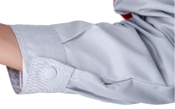 Acid-alkali Resistant Workwear Polyester / Cotton Jacket&Pants Factory Worker Uniform