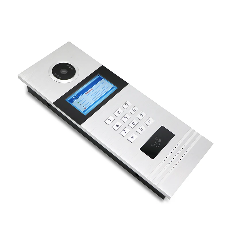 Multi Apartment SIP Video Phone Intercom System 7 inch TFT LCD Touch Screen Wireless Wifi SIP Video Intercom