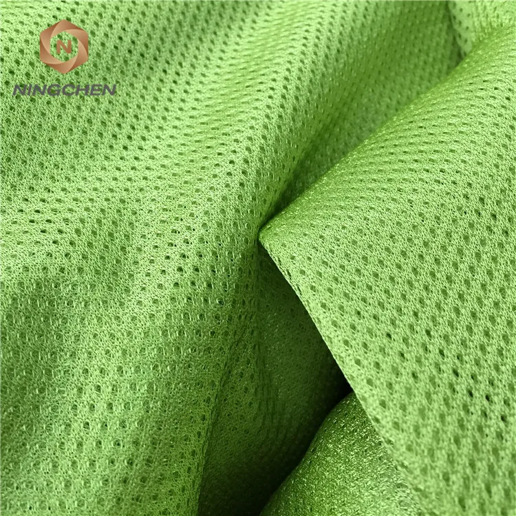 
100% polyester honeycomb bird eye mesh dry fit sport cool max fabric for sport wear 