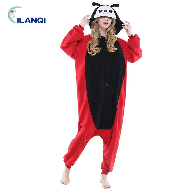 
Wholesale custom cute ladybug kigurum costume pajamas for adult 