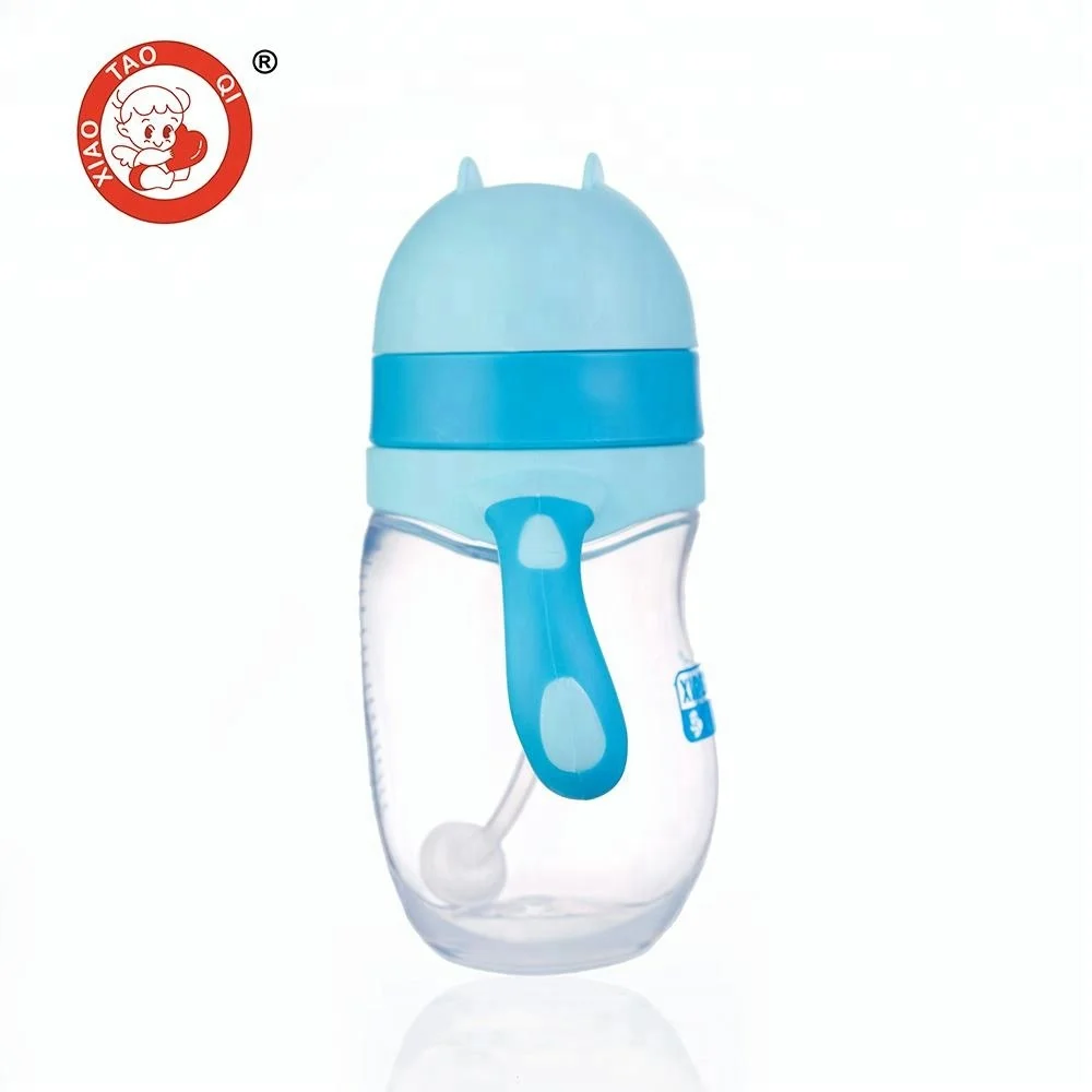 
300ml Best selling product plastic baby training water bottle sippy drinking cup 