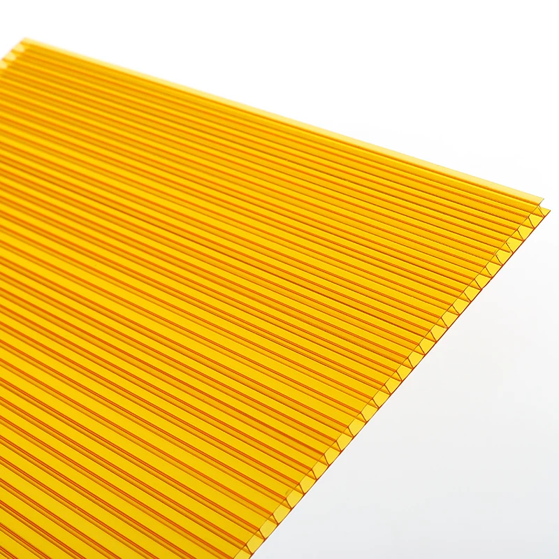 Heat insulation twin wall 10mm polycarbonate sheet for warehouse