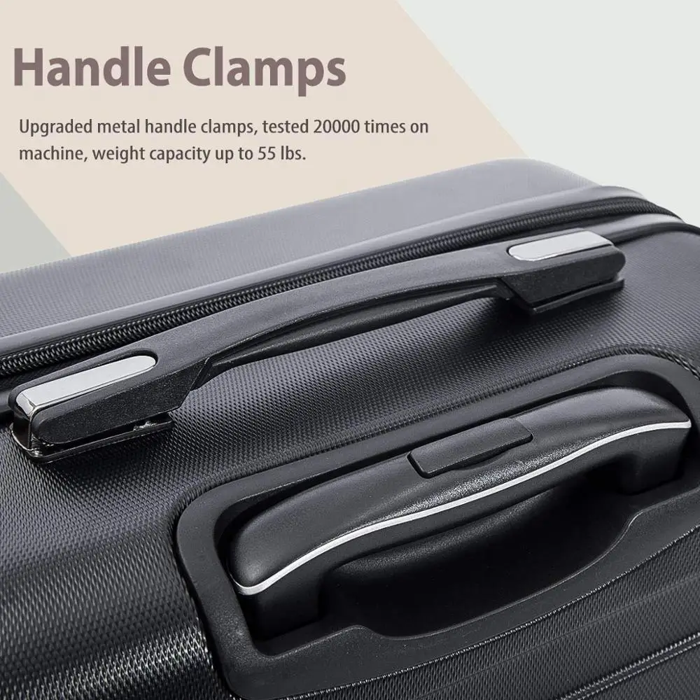 Newest Design Best Selling Luxury Suitcase Hard Shell Light 4 Wheel Luggage Set