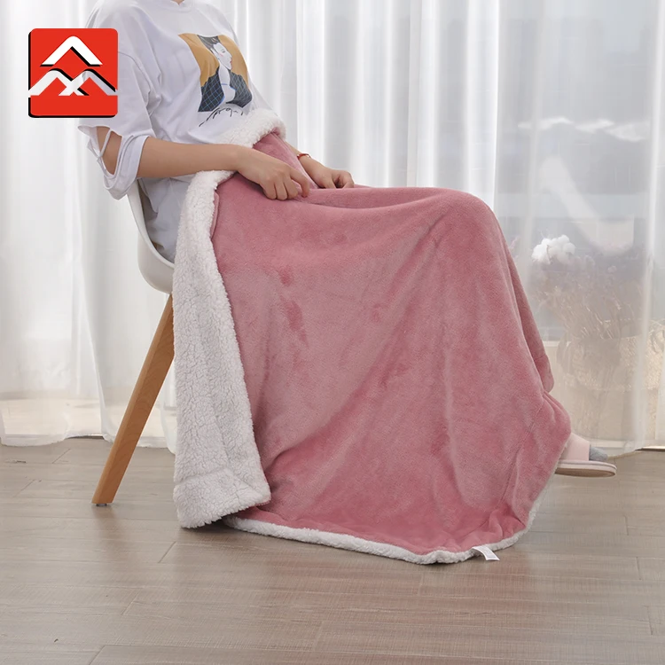 
Wholesale Thick Fleece Blanket Custom Digital Print Sherpa Soft Blanket 