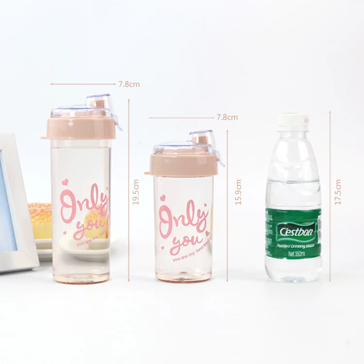 Free sample brief sport life fitness plastic water bottle for outdoor use