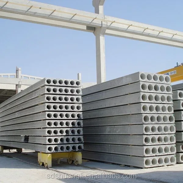 80mm thickness light weight wall blocks hollow core slab machine for sale