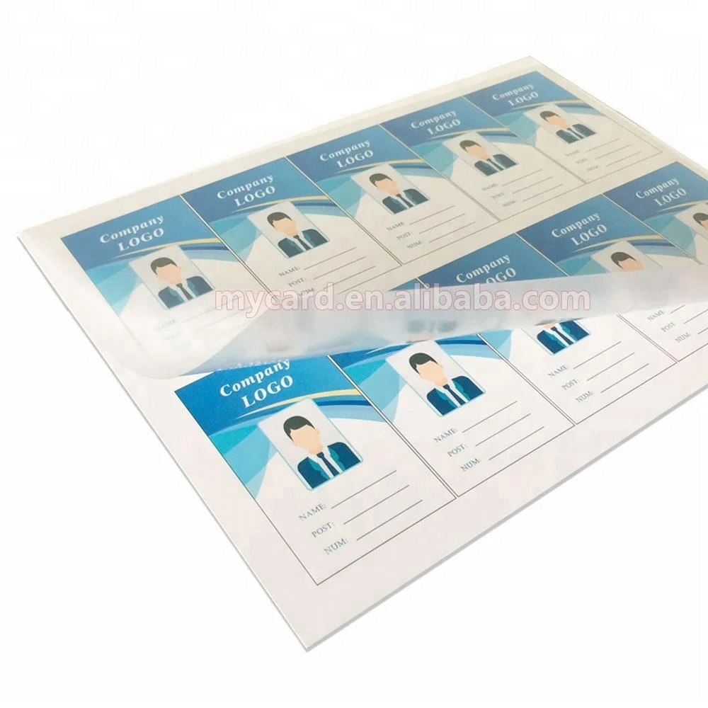 High Quality Coated PVC Card Laminate Overlay Film for ID Card Making