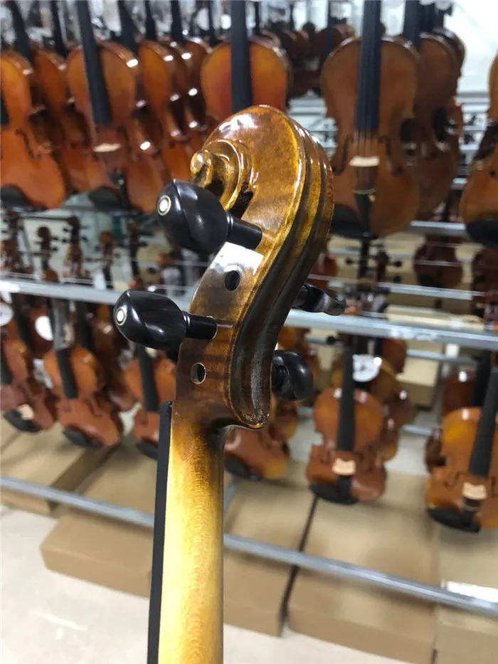 Wholesale high quality 4/4 handmade old  violin in china