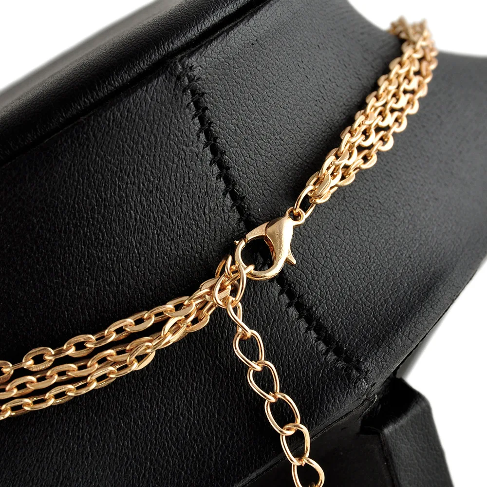 Лидер продаж, модные ожерелья, минимальный заказ, простое металлическое ожерелье, ювелирные изделия для женщин