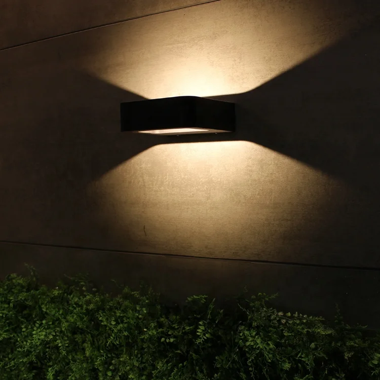 7W COB aluminum led ip65 wall light up down outdoor decorative lighting