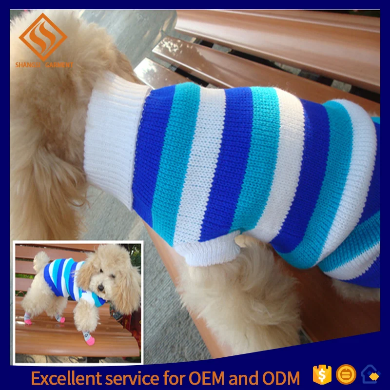 2017 Горячих дизайн Трикотажные 7GG Свитер Собаки Одежды Любимчика
