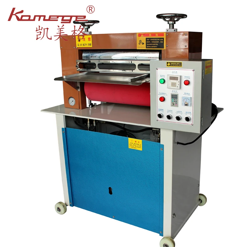 Kamege XD-112 Hydraulic Leather Pattern Roller Polishing Plating Embossing Machine