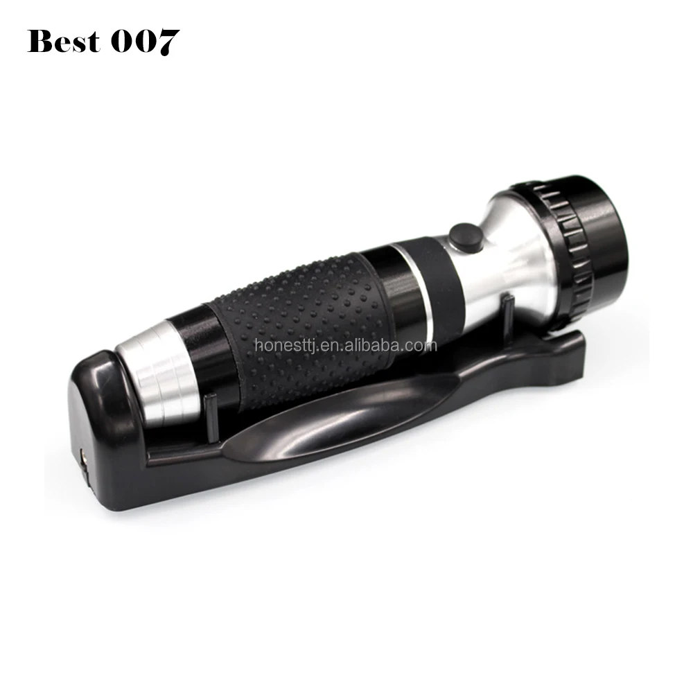 Wall-mounted popular torch light aluminum promotional flashlight Hotel emergency flashlight