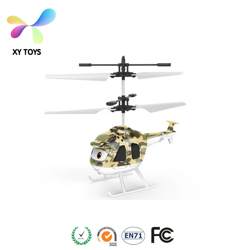 
XY-503 China Flying Mini RC Infrared Induction Aircraft Helicopter Toy with Flashing Light 