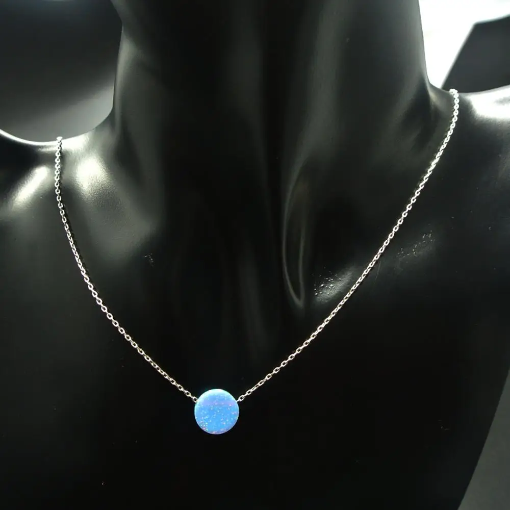 Blue loose gems synthetic opal cabochon stone for sale