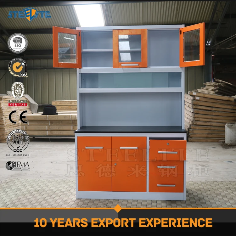 
metal kitchen wall shelf / aluminium kitchen cabinet design glass metal cabinet doors 