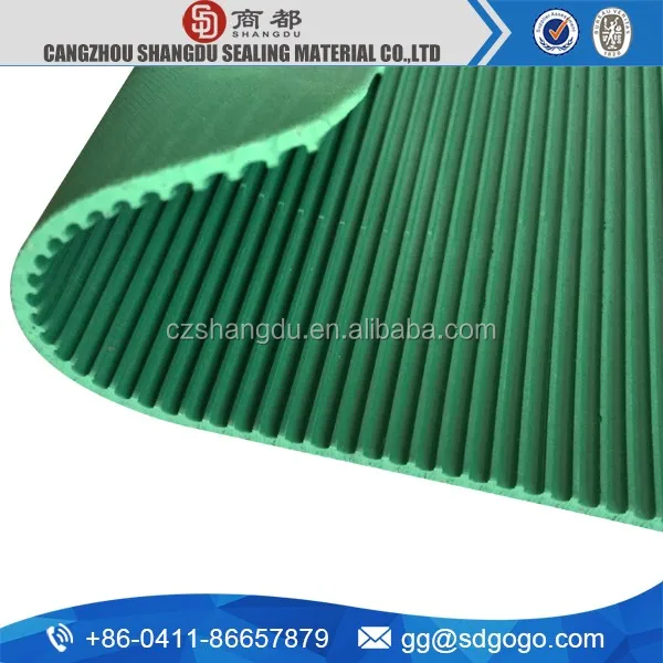 cangzhou shangdu red fine ribbed rubber matting