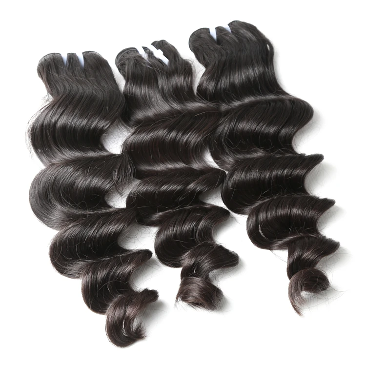 human bundles tangle and shed free best price fast delivery brazilian loose deep wave hair weave