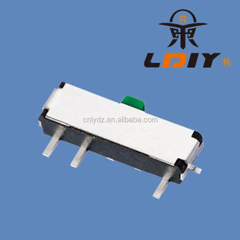 SMT mini toggle switch 1p2t slide switch 2 positions mini two ways reset switch with ROHS