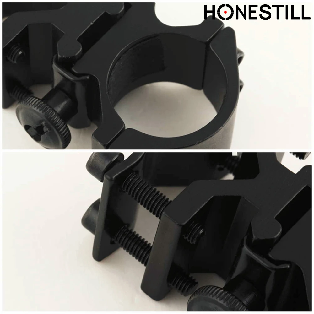 Universal  25.4mm Scope Ring Mount Flashlight Optic Sight  Mount  Adapter For 20mm