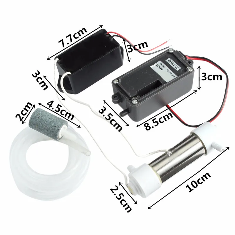 
New Arrival AC 220V 500mg Ozone Generator Ozone Water Air Clean Sterilizer Ozonizer Purifier 