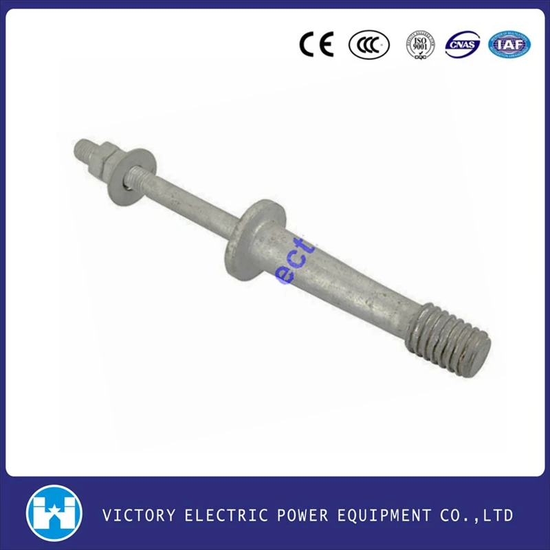 Factory Price Pole Line Fittings Insulator Spindle  Insulaor Pin