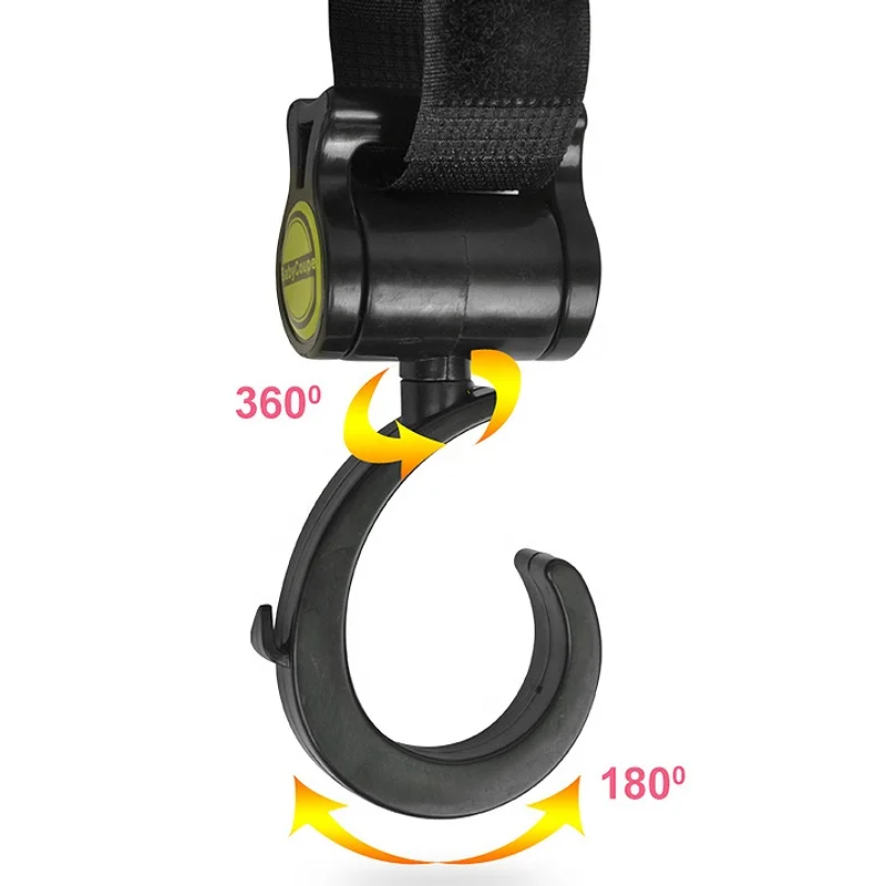 Amazon top seller 2022 Universal stroller hook with strap
