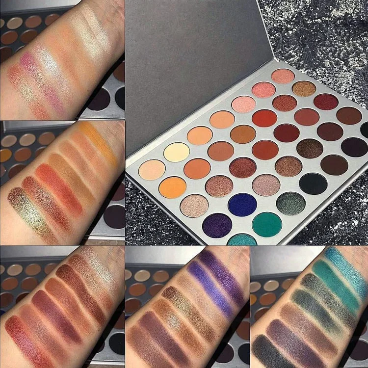 Private Label Makeup Eyeshadow Palette Waterproof Top Quality Cream Eye Shadow Pallet