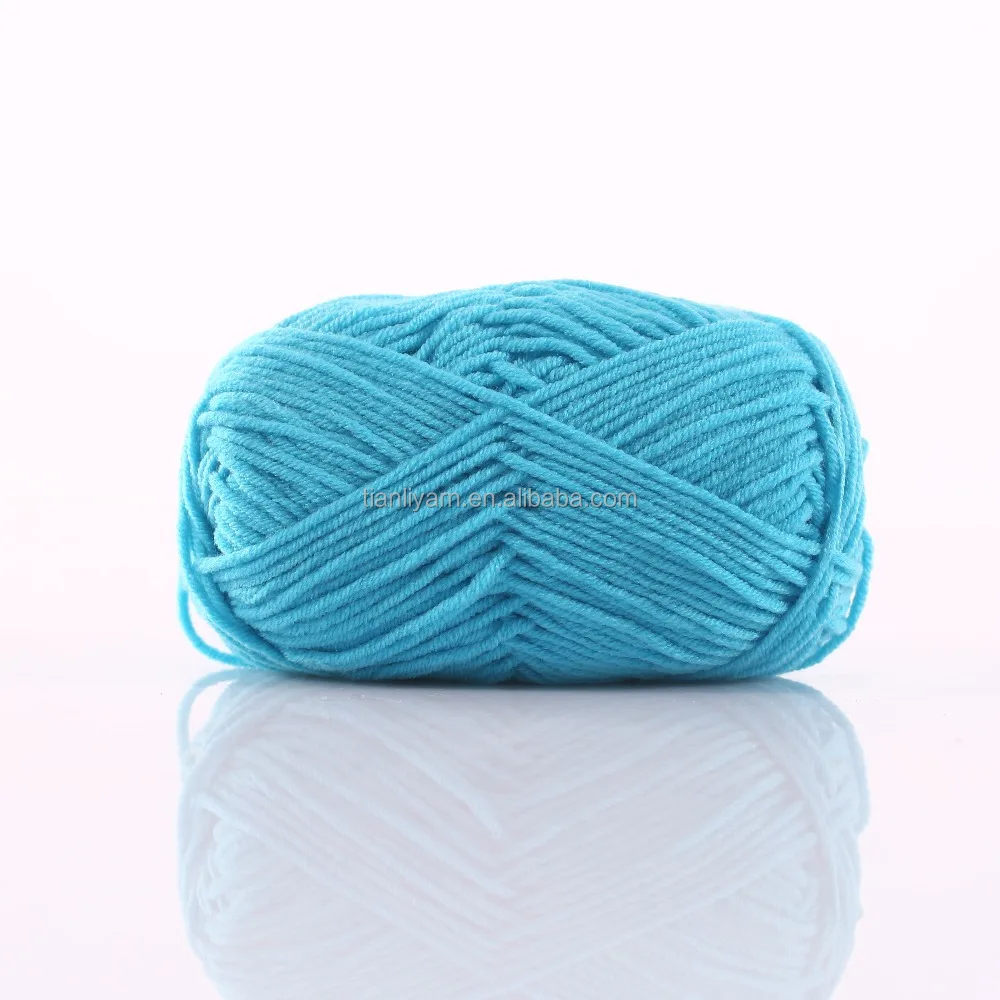 Cotton and Acrylic Hand Knitting Yarn madame tricote paris yarn