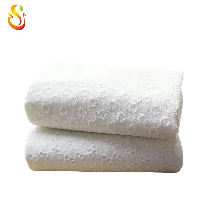 
High quality 100% cotton fabric soft lace fabric for dress 