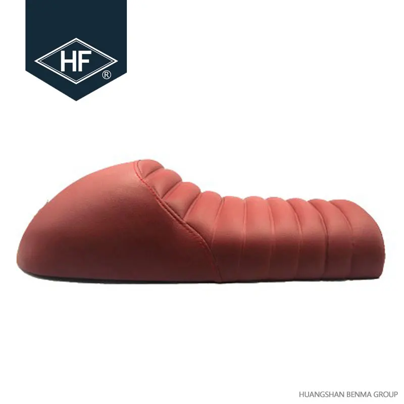 Custom RED CG Cafe Racer Motorcycle Seat