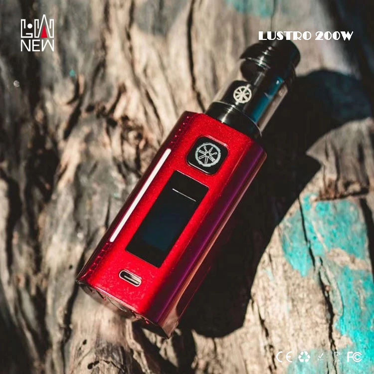 In stock ! 2018 newest Ecig box mod Lustro 200w by Asmodus