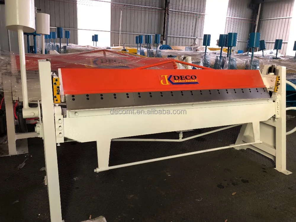 factory supply hvac sheet metal manual folding machine