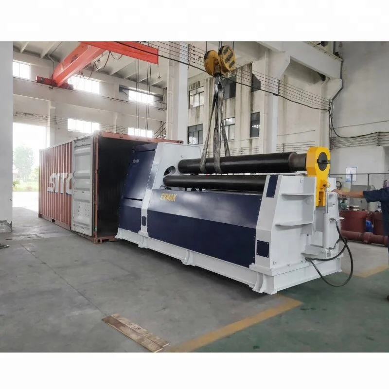 W12 series CNC 4 roller metal plate rolling machine cnc automatic 4 roll bending machine