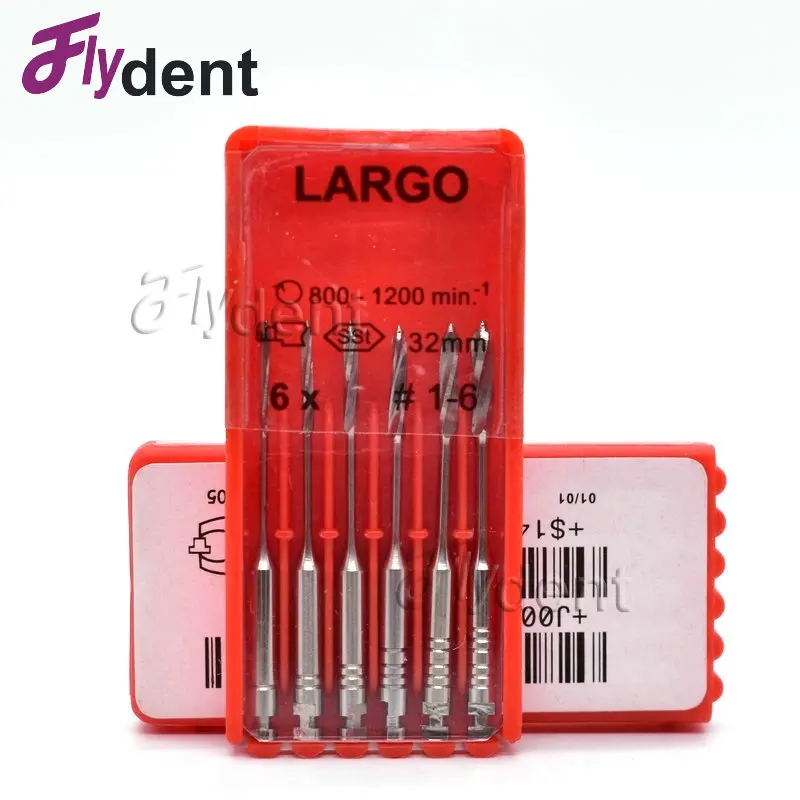 
Dental drills largo Endodontic Reamers Drill Burs peeso reamers for dentist root canal use 