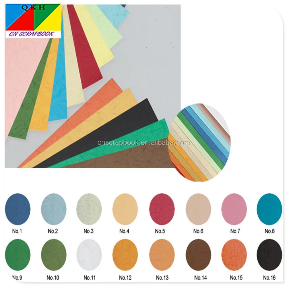 
notebook cover binding paper faux leather texture paper 