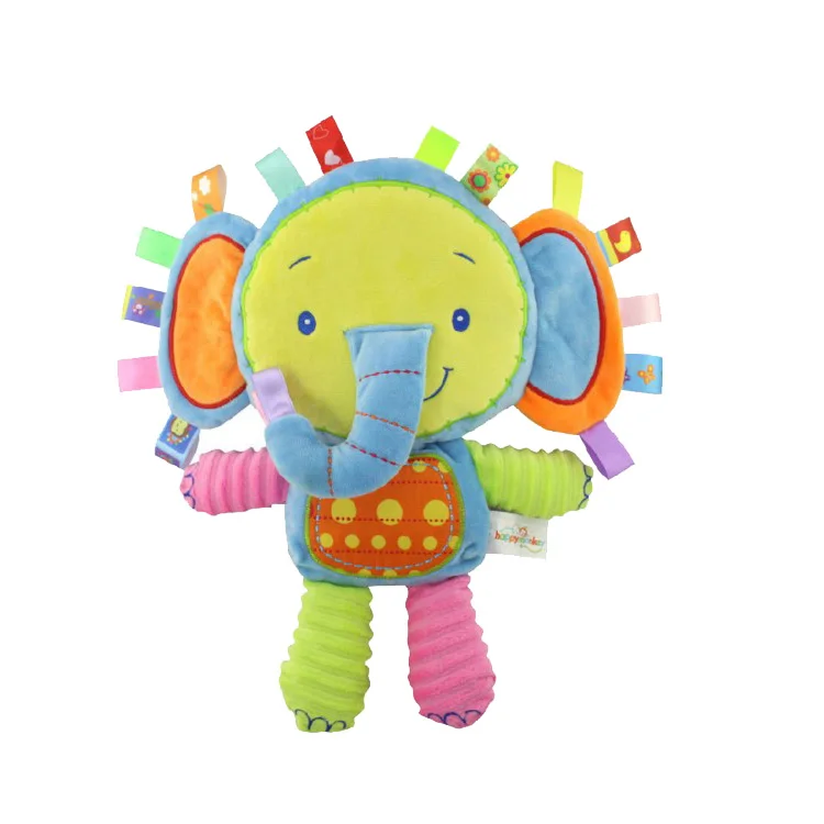 H018C Elephant Newborn baby Plush Comfortable toy