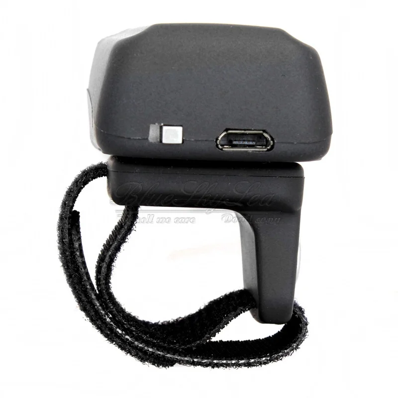 Портативный переносной кольцо 2D сканер штрих-кода чтения HJ23S Wirless мини Bluetooth QR код читателя