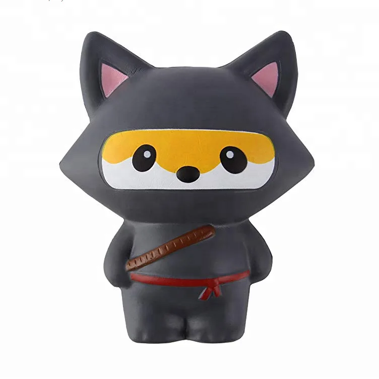 
 Горячая Распродажа kawaii squishies ninja панда jumbo медленно Восстанавливающий форму мягкий ниндзя лиса снятие стресса набор  