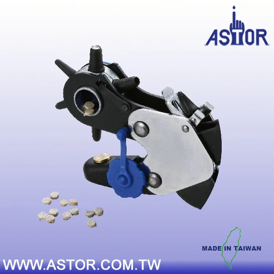 High quality 6 Sizes Revolving Hole Leather Punch Plier