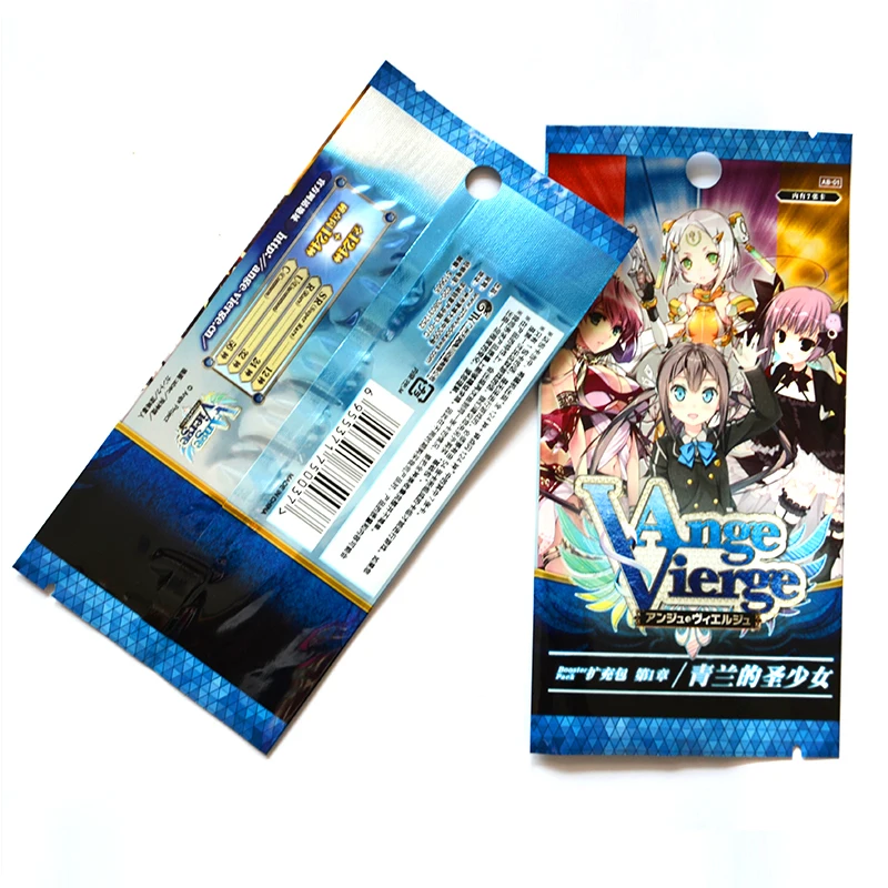 Aluminum Foil Laminated Trading Cards Poker Packaging Poly Bags/