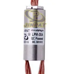 miniature capsule slip ring lpm-30a, metal case, gold to gold contact material