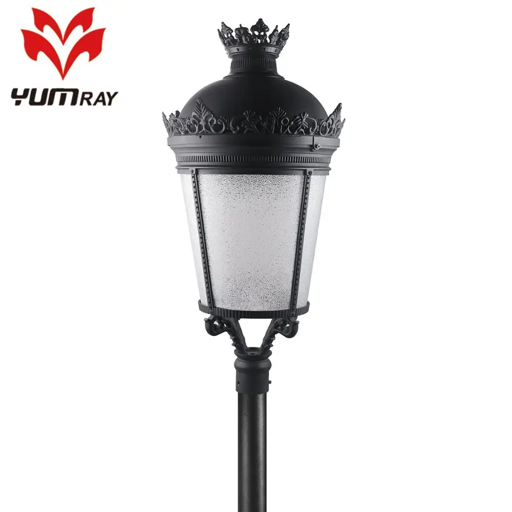 Литой под давлением алюминий 35 Вт столб Топ парк свет наружные светодиодные садовые фонари