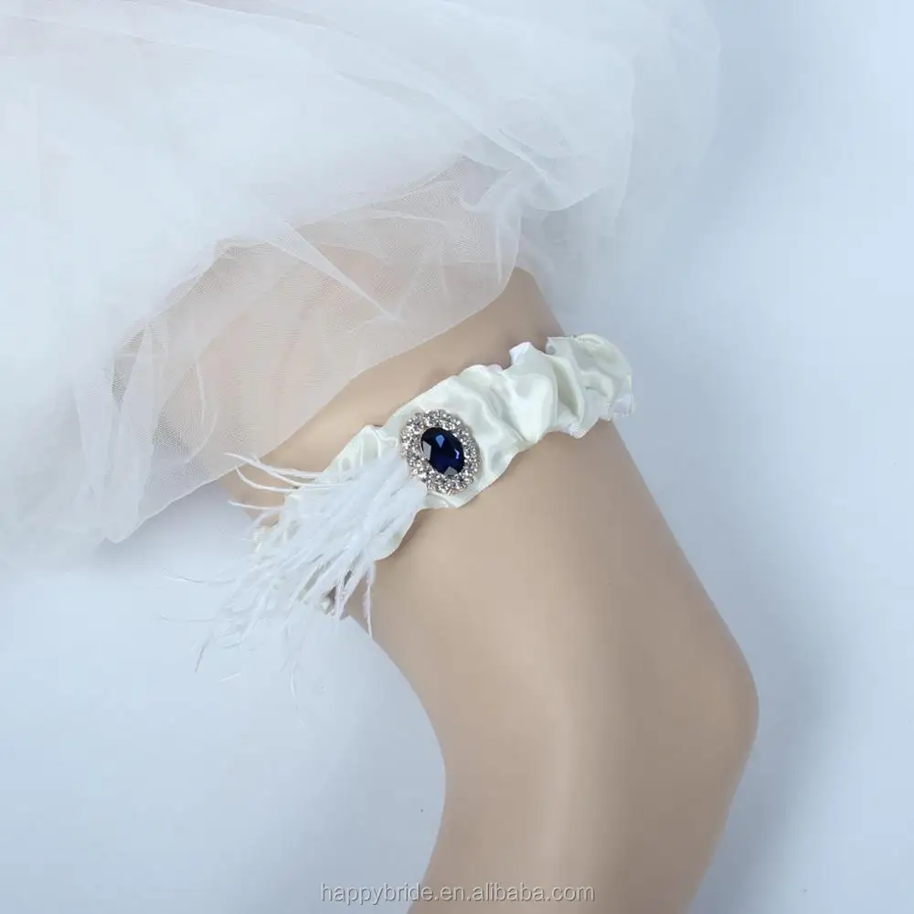 Фабричная шелковая лента Lowosaiwor, свадебная подвязка с перьями слоновой кости, пояс для невесты WG1001